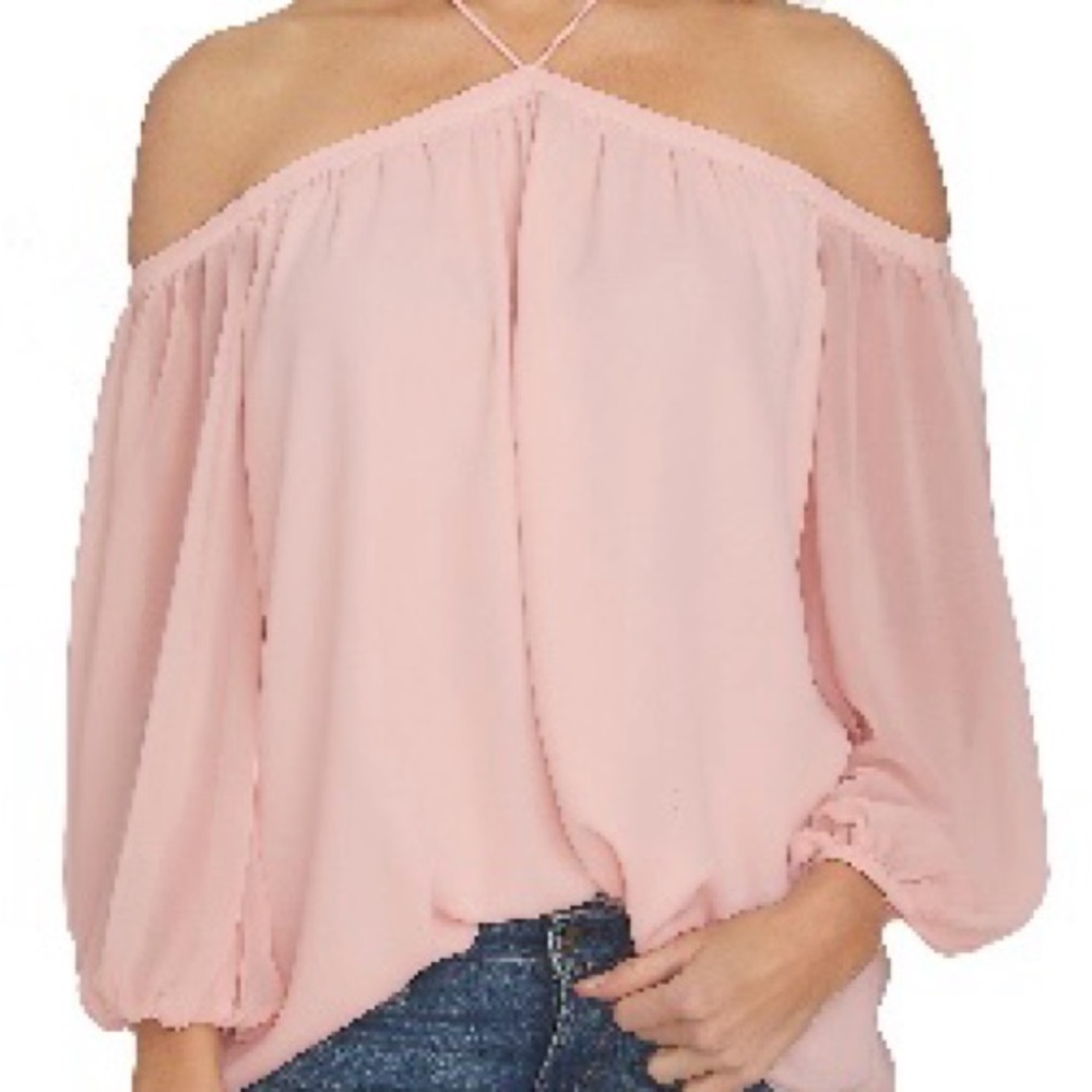 Vince Camuto Blush Off-Shoulder Blouse